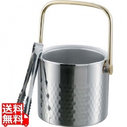 アロー 18-8 二重アイスペール ツチ目タイプ(トング付) 写真1