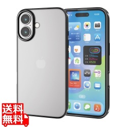 iPhone 16 ソフトケース サイドメッキ 写真1