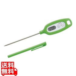 タニタ デジタル温度計(防水タイプ) TT-508NGR グリーン 写真1