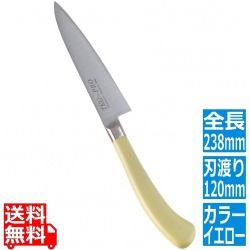 TKG PRO 抗菌カラーぺティーナイフ 12cm イエロー 写真1