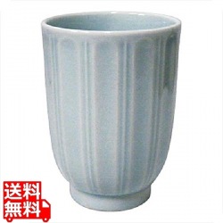 青白磁彫寿司湯呑 21407-27 写真1