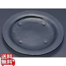 タイガーグラス ラウンドプレート 270 162-031-02 グレー 写真1