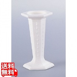 六角ウェディング・ケーキピラー ホワイト PP8130 写真1