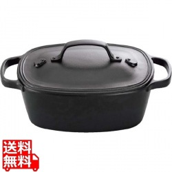 盛栄堂 南部鉄器 クックトップ 洋風煮込鍋 角 深形 3.3l CT-1 ※IH対応(100V/200V) 写真1