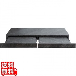 レンジ下ラック 大理石柄 幅80 TY-002 大理石グレー 宮武製作所 | レンジ ラック スライドトレー キッチン 収納 写真1