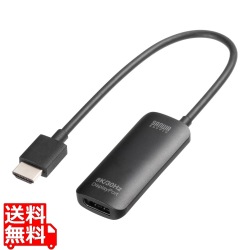 HDMI-DisplayPort変換アダプタ(8K/30Hz) 写真1