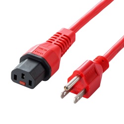 抜け防止ロック電源コード 写真1