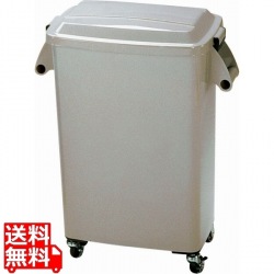 厨房ペール(キャスター付) CK-70 グレー 写真1