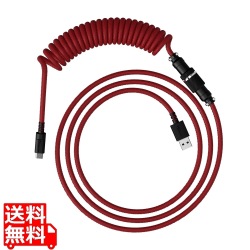 HyperX USB-C コイルケーブ (レッド / ブラック) 写真1