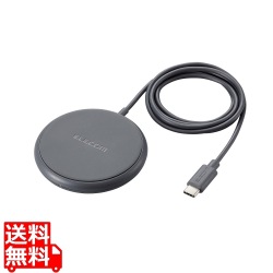 ケーブル一体型 Qi規格対応ワイヤレス充電器(5W・卓上・1m) 写真1