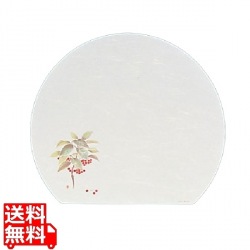 遠赤抗菌和紙 尺3半月まっと(100枚) 万両 WH-6 写真1