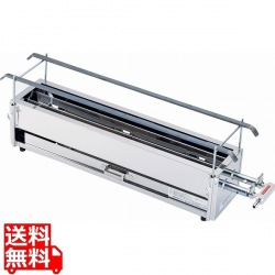 SA18-0二本パイプ焼鳥器 (大) LPガス 写真1