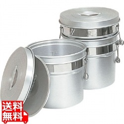 アルマイト段付二重食缶 246R (8l) 業務用 写真1