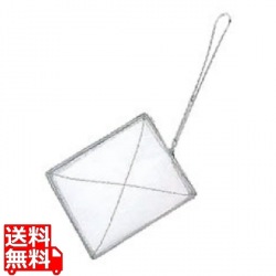 18-8手編角かす揚げ 18cm(40メッシュ) 写真1