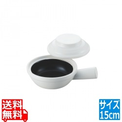 燕舞 テクノセラ深型片手砂鍋(深焼き) 15cm 写真1