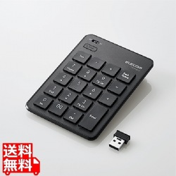無線テンキーパッド/パンタグラフ/薄型/ブラック 写真1