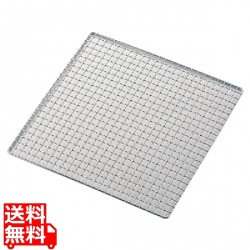 MT18-8ステン太線クリンプ焼網角24cm 写真1