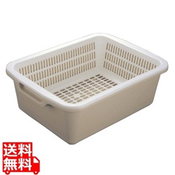 ヒマラヤ 水切カゴ 蓋無 PP 写真1