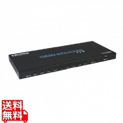 HDMI分配器 1入力 8出力 4K HDMIスプリッター 8台同時出力 60Hz対応 HDCP2.2対応 EDIDセレクタ 音声が同時出力可能 会議室 配信 プレゼン TEC THDSP18-4KREAL 写真1