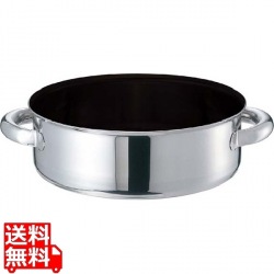 EBM モリブデンジ II プラス 外輪鍋 27cm 蓋無 ノンスティック ※IH対応(100V/200V) 写真1