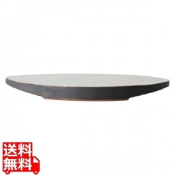 YUKI 瓦食器 Flat plate 230(平皿 丸) 写真1