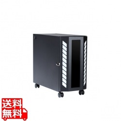 防塵ラック まもる君 アットフィート W250mmタイプ | コンパクト 小型 キャスター パッキン 鍵 カギ OAタップ USBハブ ケーブル引込口 SDS エスディエス  写真1