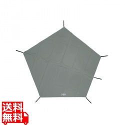 DOD グランドシート ライダーズワンポールテント・ムシャテント 専用 (1人用・ペンタゴン) 五角形 5角形 dod GS1-820-GY 写真1