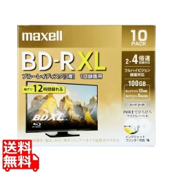 録画用ブルーレイディスク BD-R XL(2?4倍速対応) 720分/3層100GB 10枚 写真1