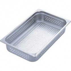 KINGOステンレス 穴明 ホテルパン12040PS 1/2×40 写真1