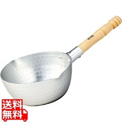 SSアルミ打出雪平鍋(上物)16cm 目盛付 ※ ガス火専用 写真1