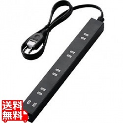 ほこり防止シャッター付きスリムタップ 写真1