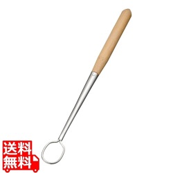 (T)木柄チョコレートフォーク 小判型 写真1