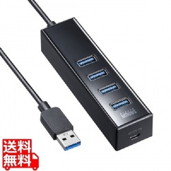 磁石付USB3.2Gen1 4ポートハブ 写真1