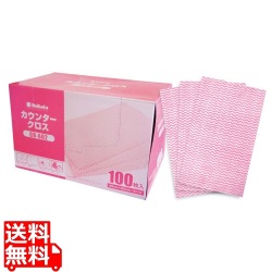 DK カウンタークロス(100枚入)ピンク CR-602 写真1