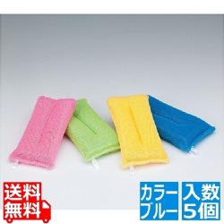 落ちますスポンジ(5個入)ブルー 写真1