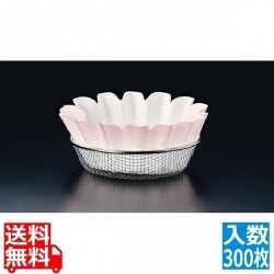 紙すき鍋 奉書 花(300枚入)桃 M33-258 写真1