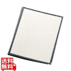 クリアテーピング メニューブック 合皮 LTA-48 黒 写真1