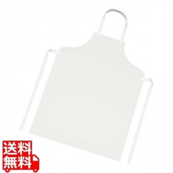 ウレタンフィルム胸付前掛首紐調節機能付き (半打抜き仕様)85×110M 写真1