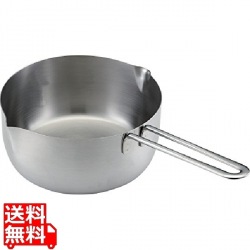 18-0雪平鍋(共柄ハンドル) 18cm IH対応 写真1
