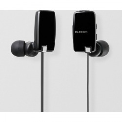 Bluetooth/携帯用ヘッドホン/インイヤー型/NFC対応/apt-X対応/ブラック 写真1