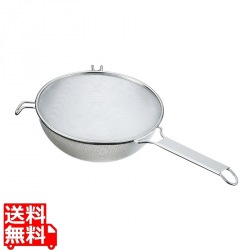 ThreeSnow TSステンレス プロストレーナー 25cm | ステンレス製 キッチン用品 調理器具 調理道具 製菓道具 こしき 漉し器 ざる ボウル 写真1