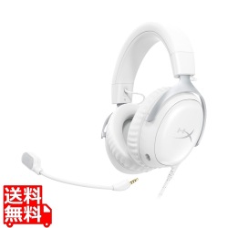 HyperX Cloud III ゲーミングヘッドセット ホワイト BS7C1AA 写真1