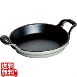 ミニ・ラウンドディッシュ 40509-544 グレー ※ ガス火専用 写真1