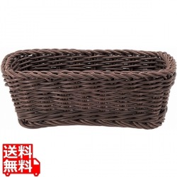 シナリオ 樹脂バスケット 25 ブラウン 9377901 写真1
