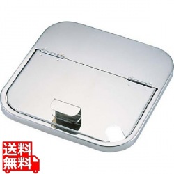 ポリカーボ深型角キッチンポット用 割蓋 16.5cm 業務用 写真1