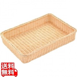 大型籐かご P-4 500×350×H90 写真1