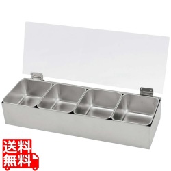 EBM 18-8 開閉式ヤクミ入 取り外し透明カバー 4ケ入(大) 写真1