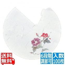 遊膳 料理ぼうし四季 (100枚入)RB-07 朝顔 写真1