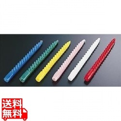 スパイラルキャンドル 12インチレッド (1打入) 写真1