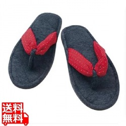 hanao スリッパ十字かすりだいだい(10足入) 写真1